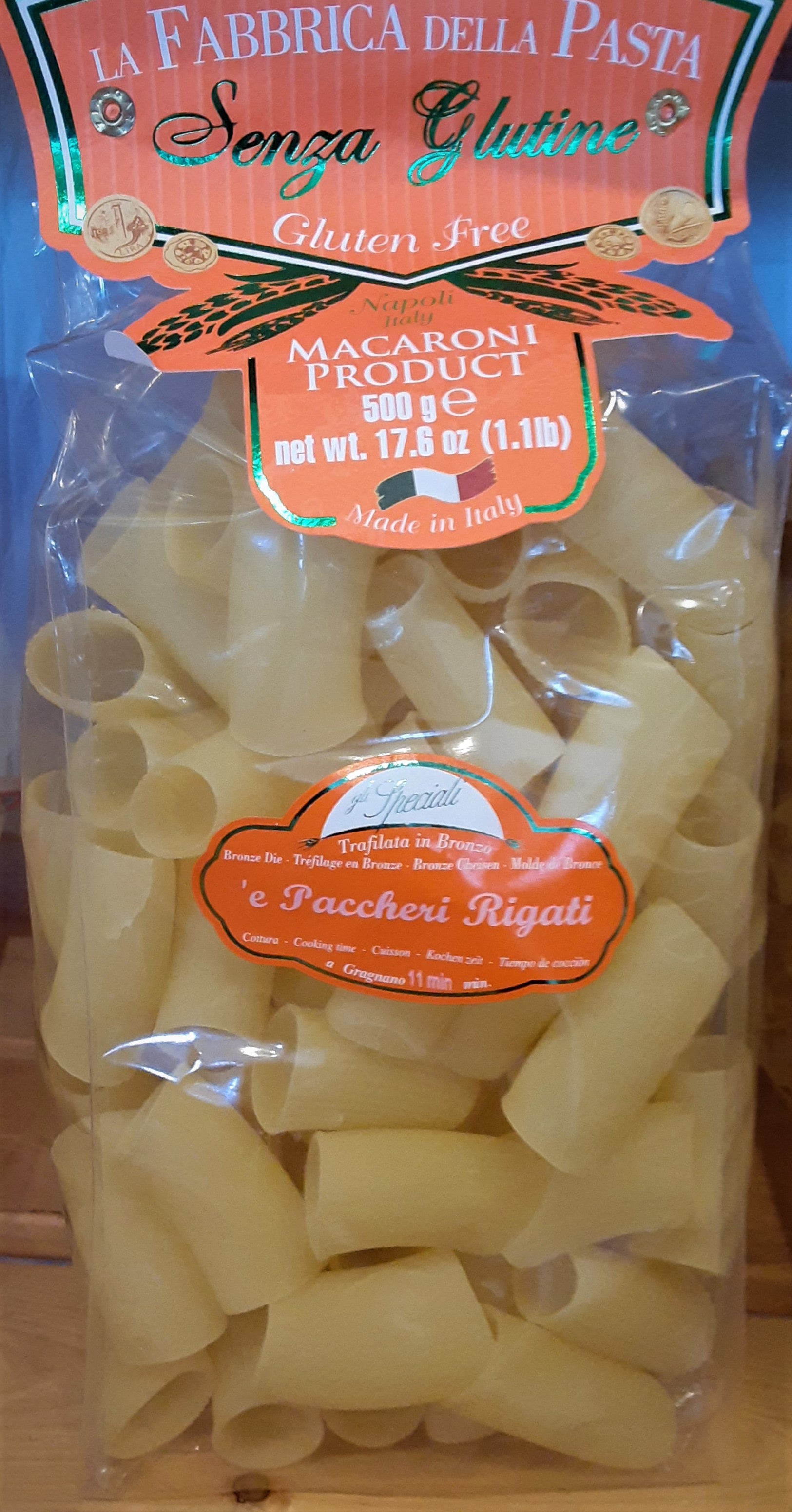 La Fabbrica Della Pasta gluten free ‘e Mez Penne “de Zite” Rigate