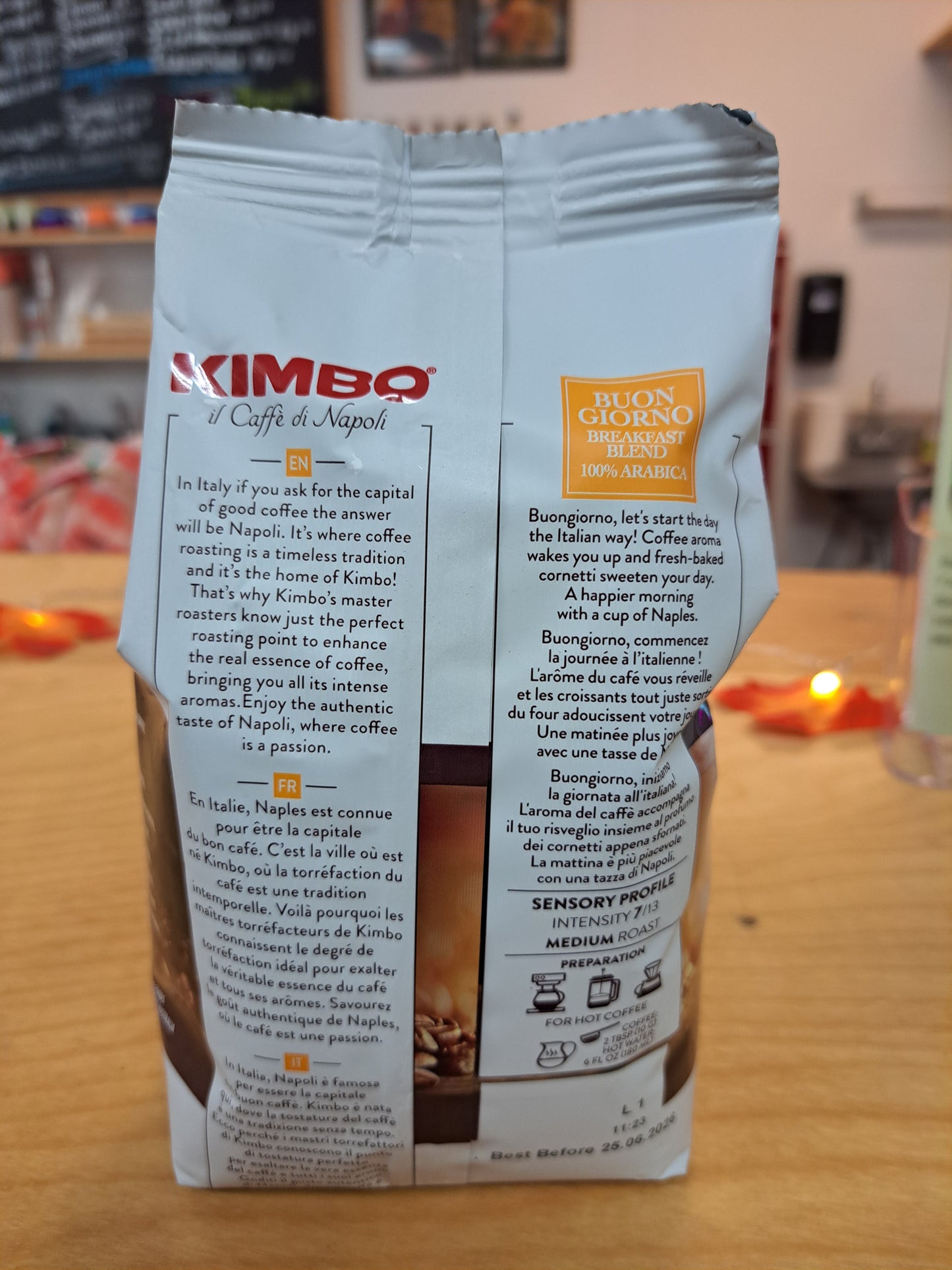 Kimbo Buon Giorno Breakfast Blend Coffee