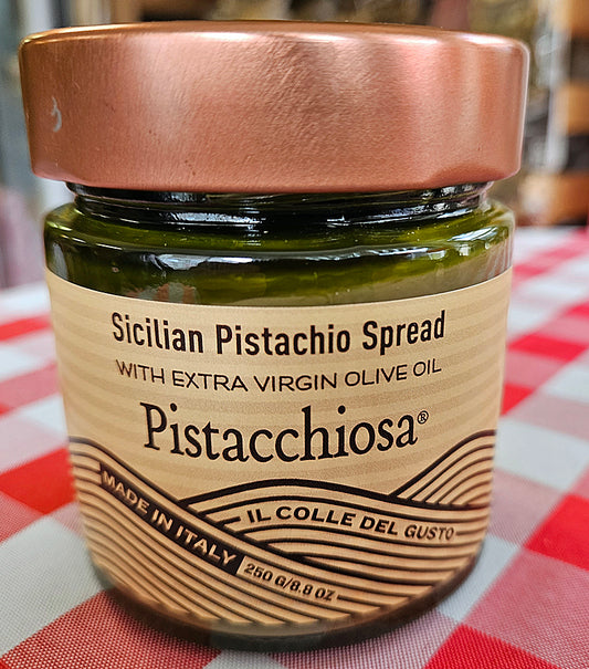Sicilian Pistachio Spread with Extra Virgin Olive Oil - Imported