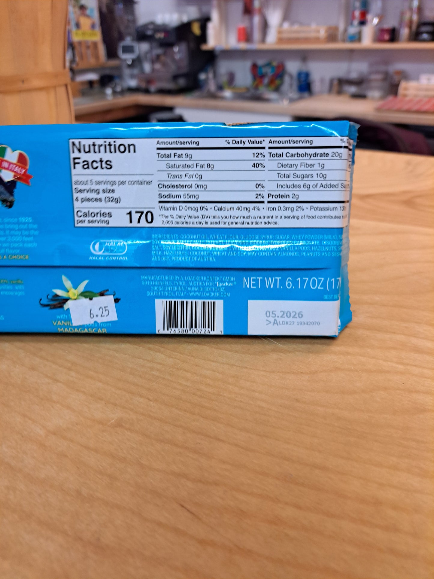 Loacker Classic Vanilla Wafer Cookies