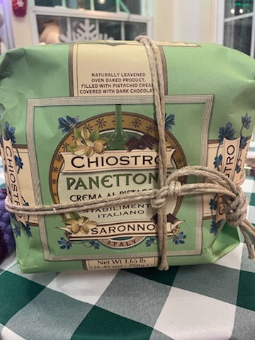 Chiostro Saronno Pistachio Cream Filled Panettone