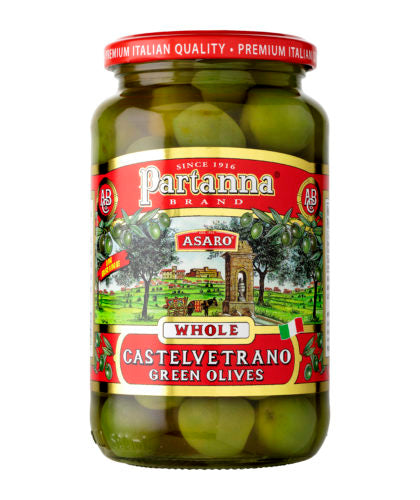 Partanna Whole Green Olives
