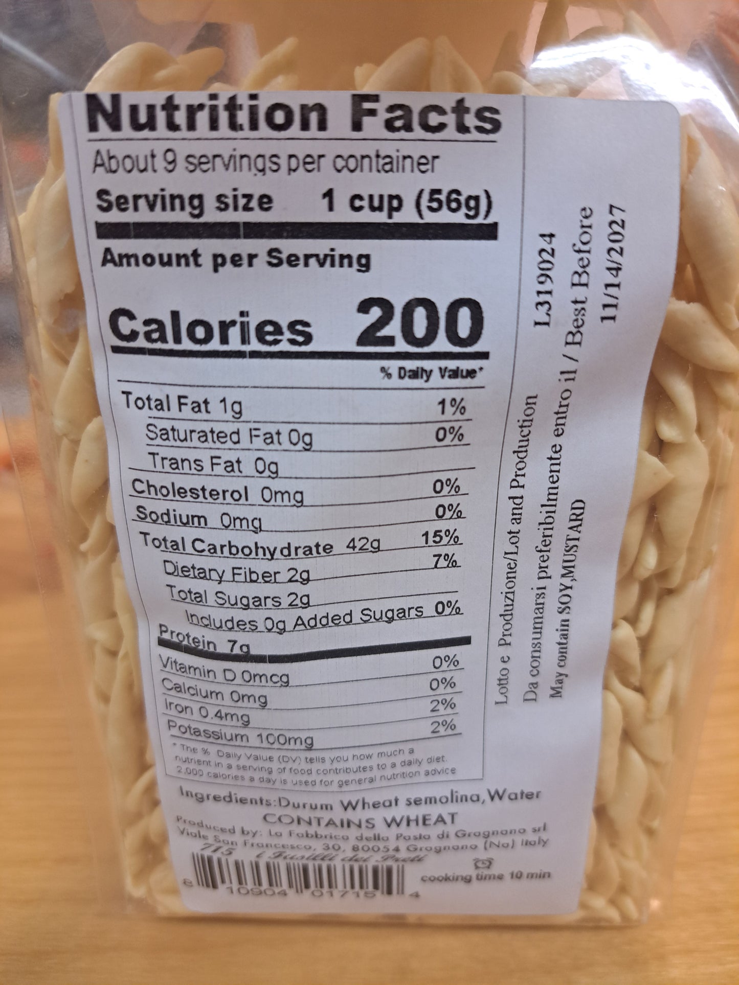 Macaroni - Fusilli Dei Preti Label