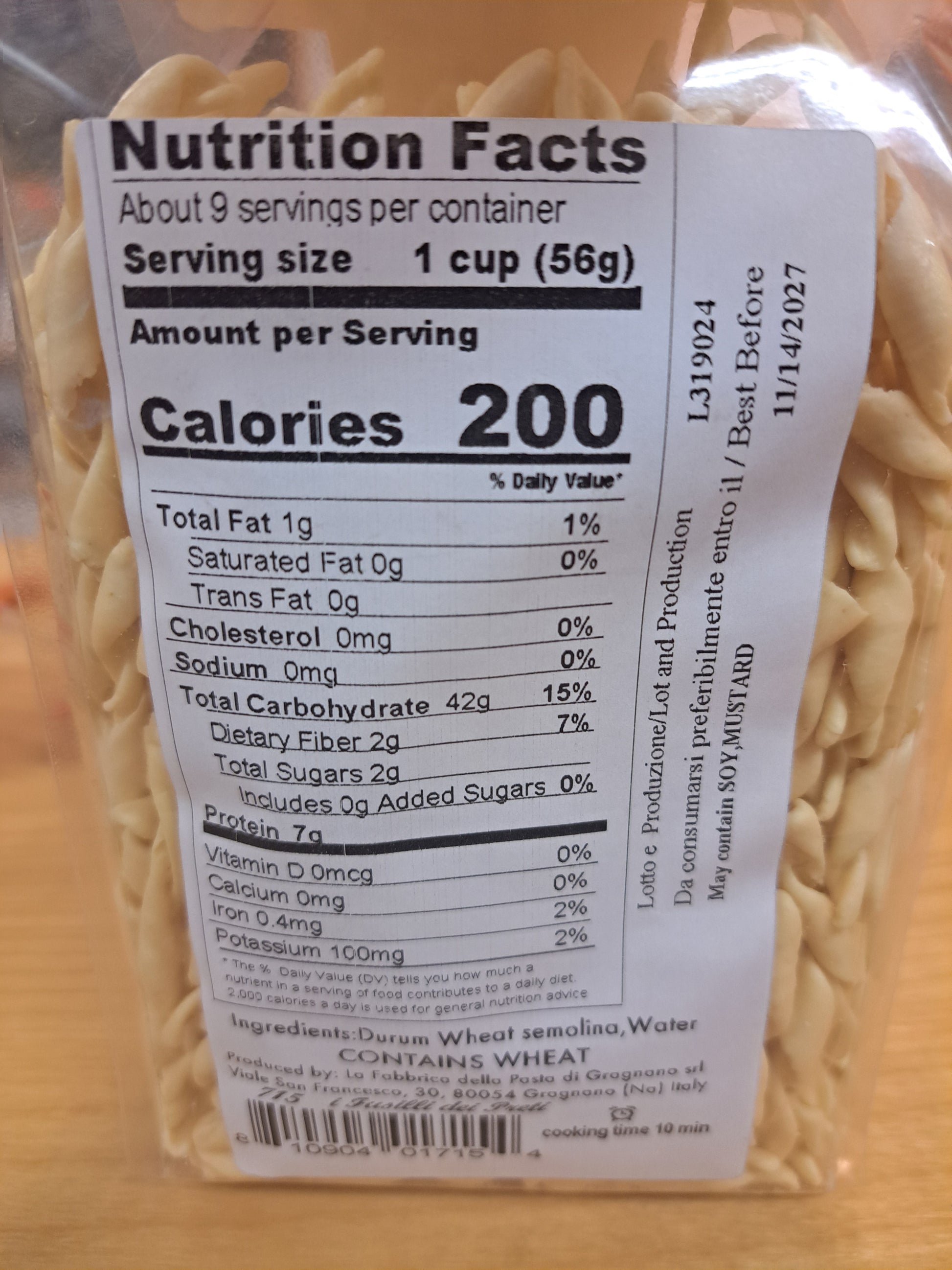Macaroni - Fusilli Dei Preti Label