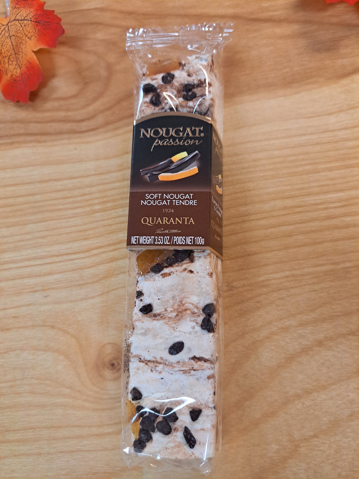Quaranta Soft Nougat with Chocolate and Candied Orange Peel