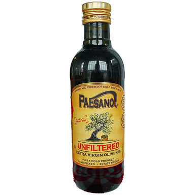 Paesano Unfiltered 16.9 oz extra virgin olive oil