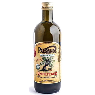 Paesano Organic extra virgin olive oil ~ Unfiltered 33.8 fl oz